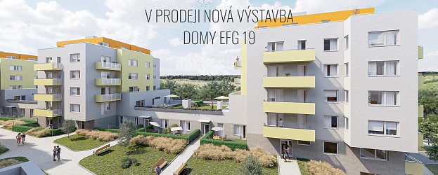 Prodej bytu 2+kk se zahrádkou před dokončením v Brně - Bystrci